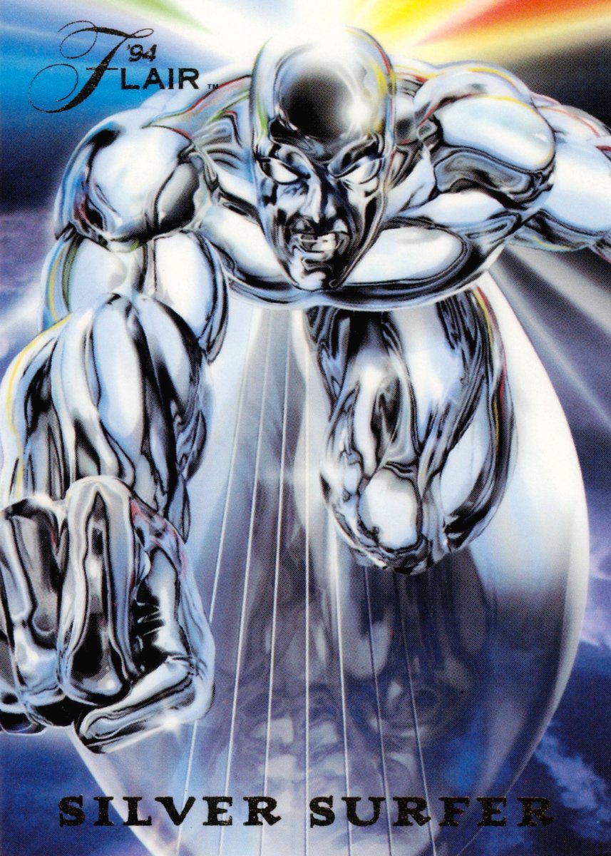 Powerblast 14, Silver Surfer, the cover flipped