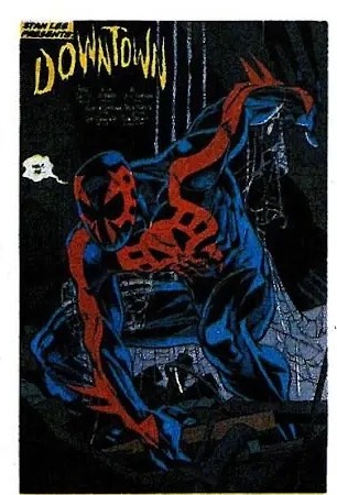 Spider-Man 2099 number 6 artwork, the printed comic page