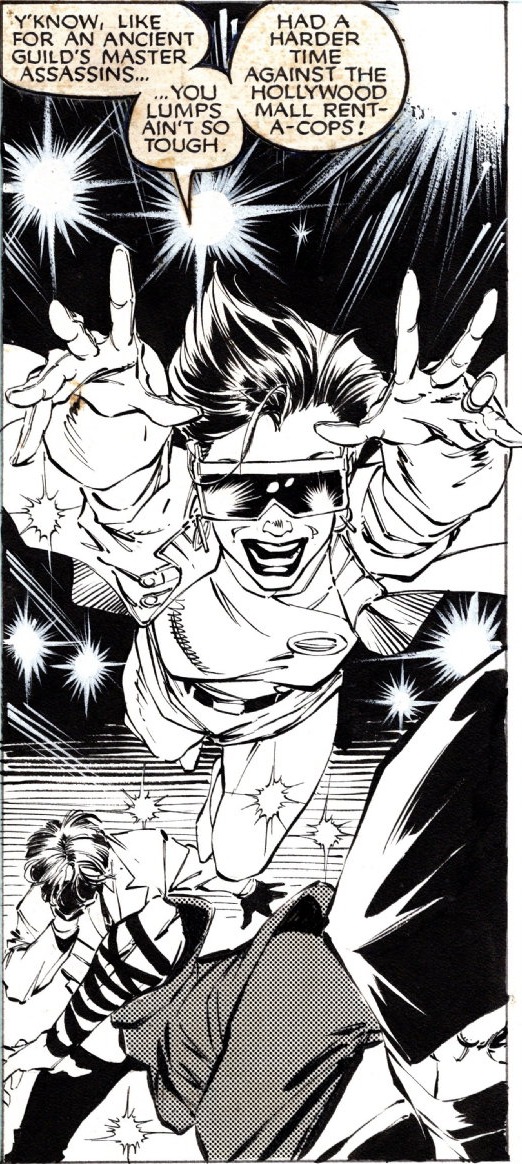 Uncanny X-Men 258, page 9, panel 1, Jim Lee and Scott Williams