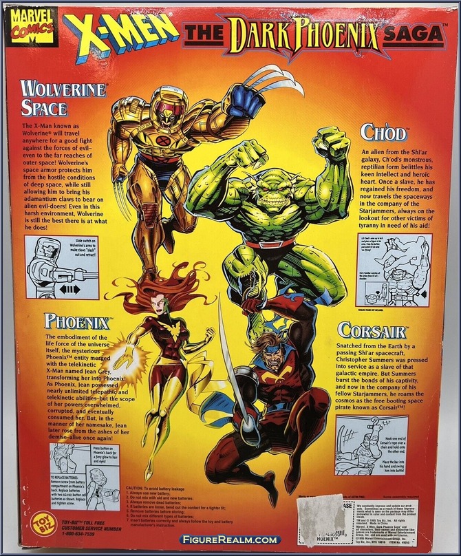 Toy Biz Dark Phoenix Saga 4-pack box art, the closest lead for Powerblast 5