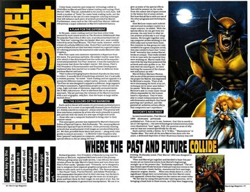 Open the Marvel Age #138 Flair article