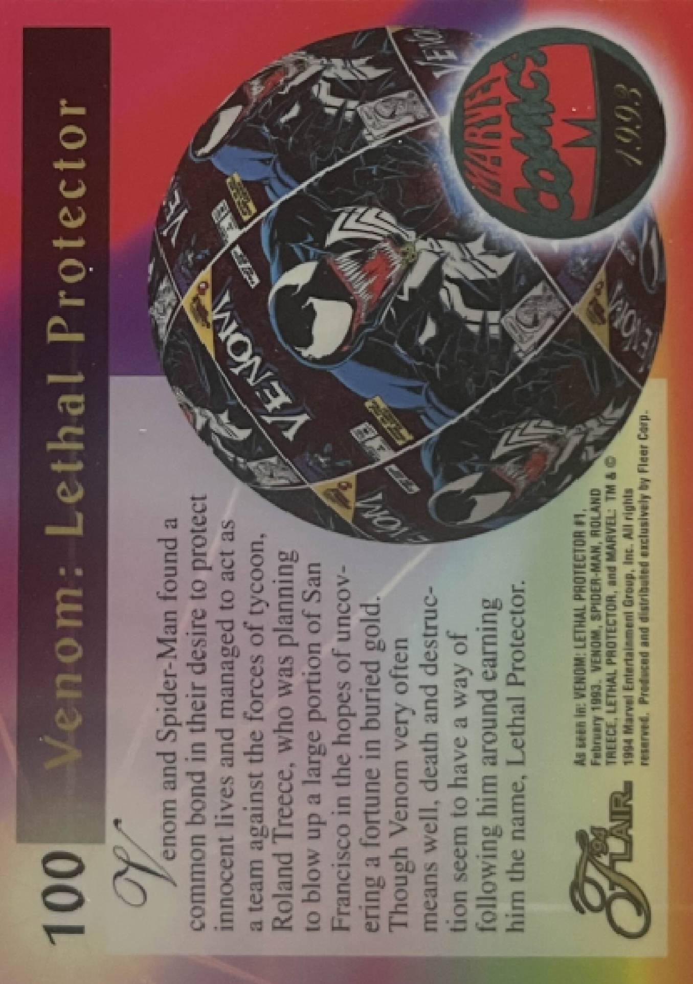 100 Lethal Protector (Venom) (back)
