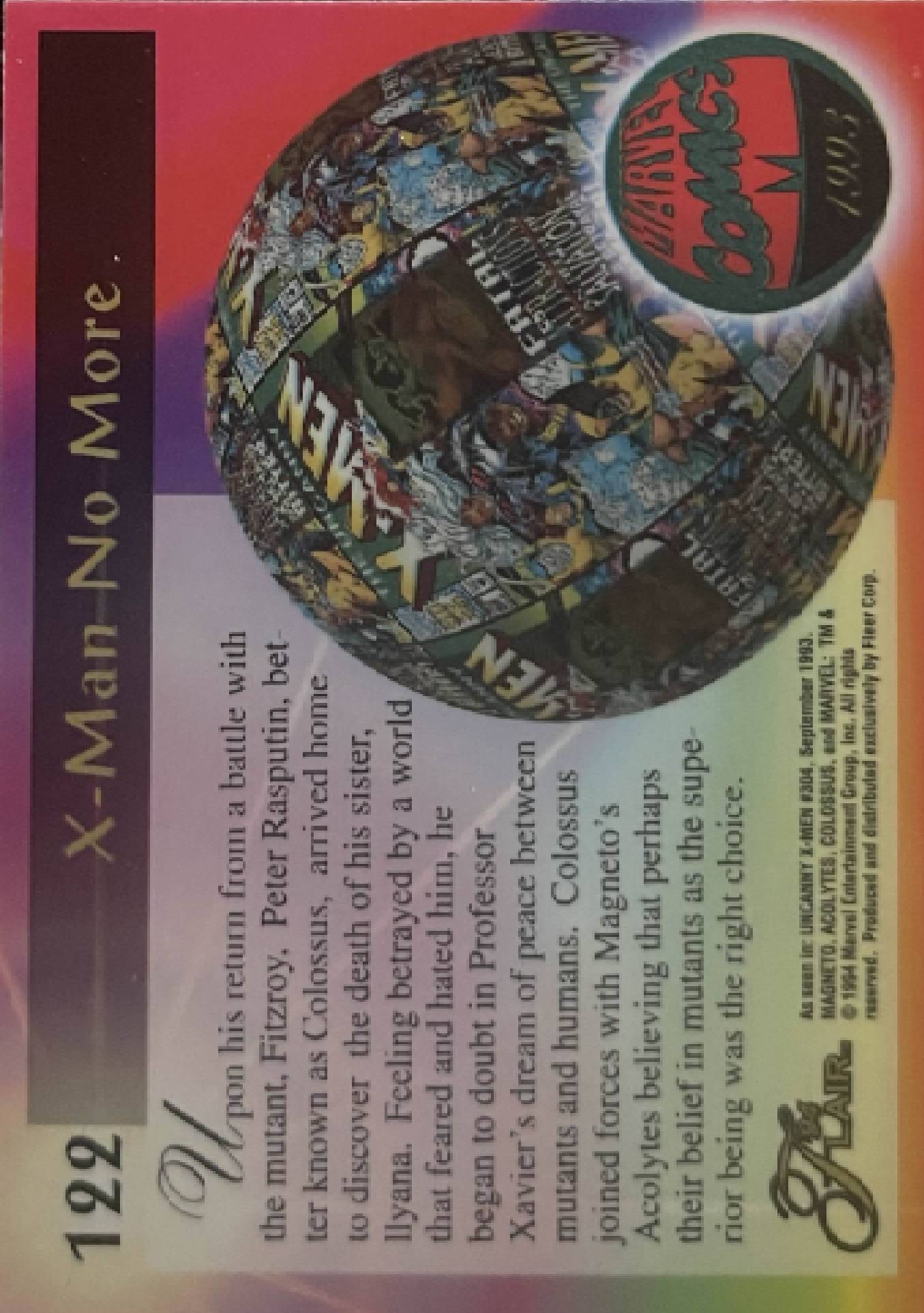 122 Colossus Defects (Colossus, Magneto) (back)