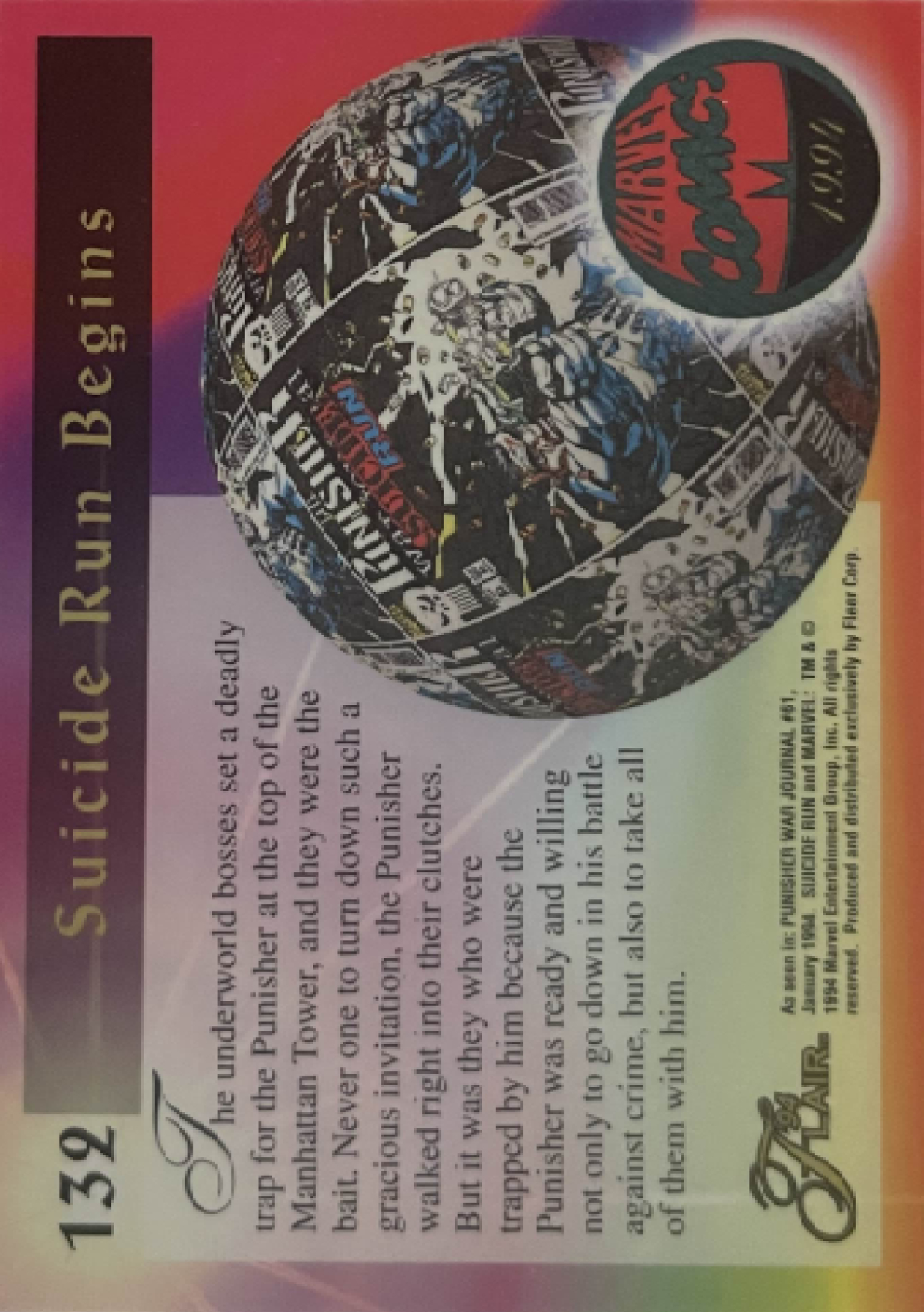 132 Suicide Run (Punisher) (back)