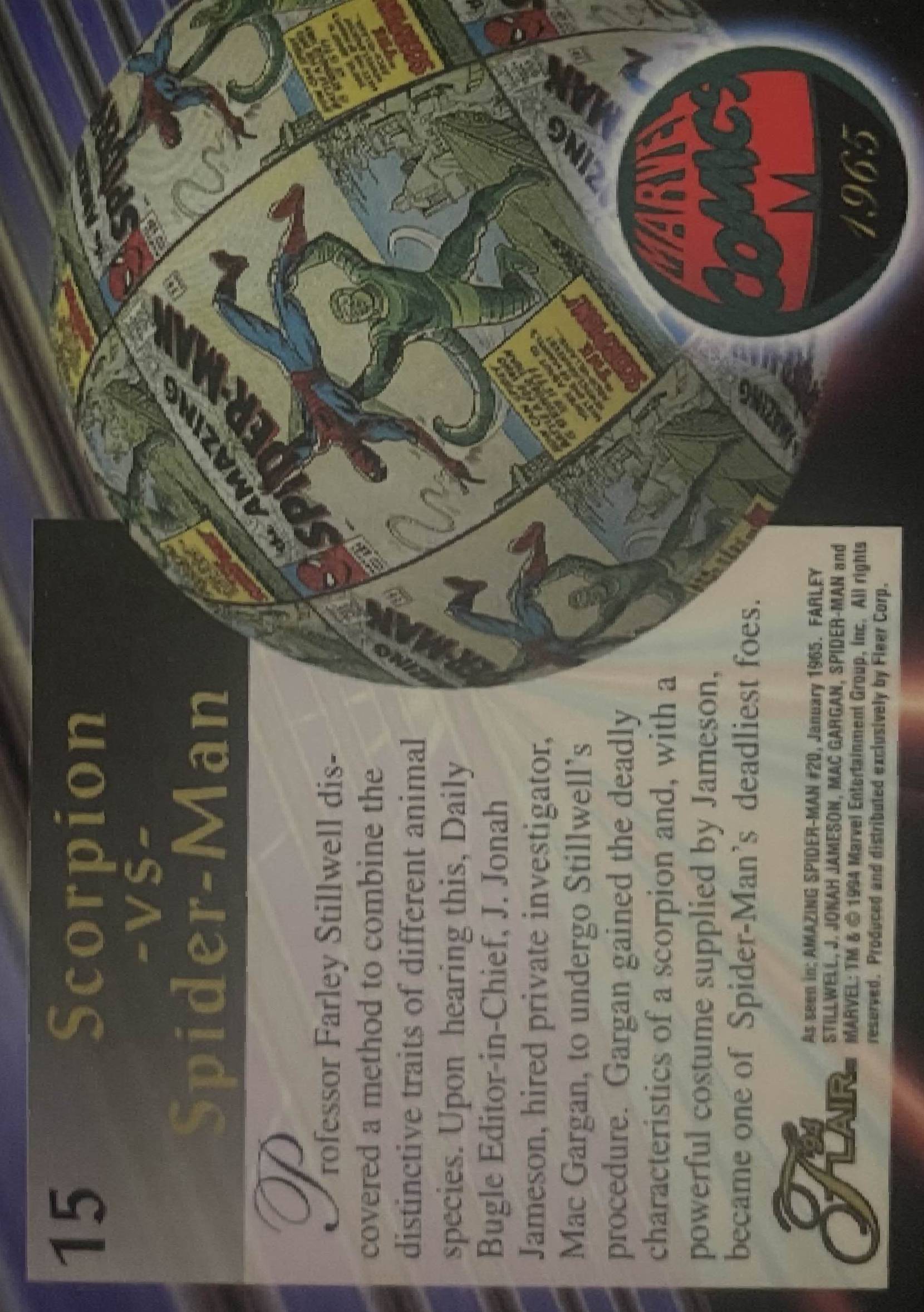 15 Scorpion vs. Spider-Man (back)