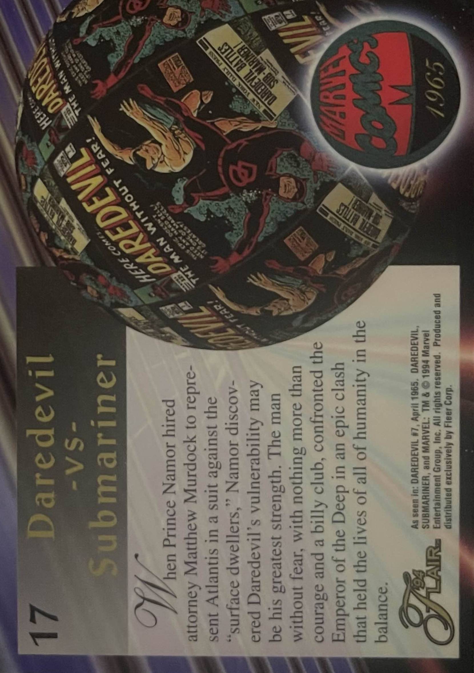 17 Daredevil vs. Submariner (back)