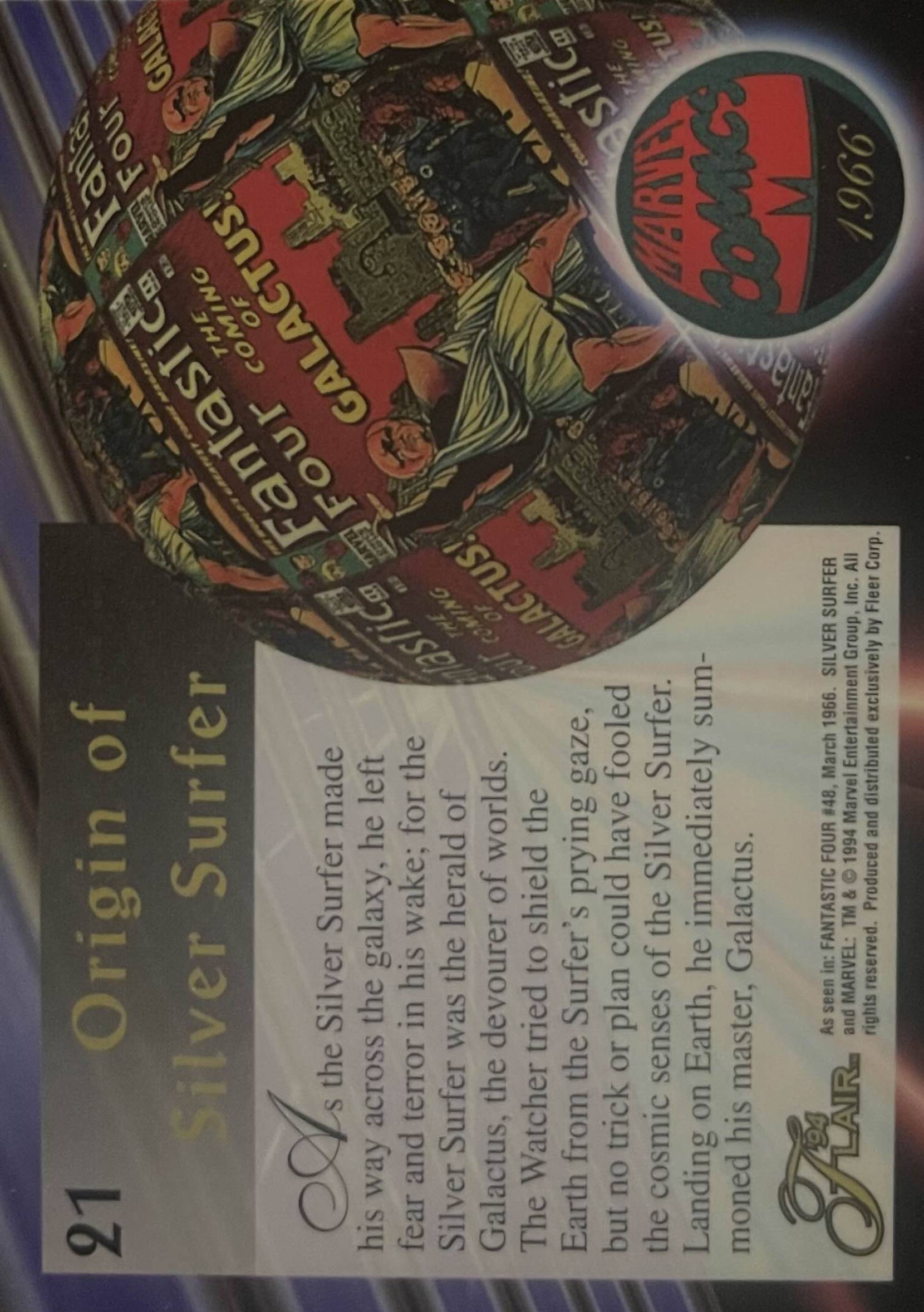 21 The Power Cosmic (Silver Surfer) (back)