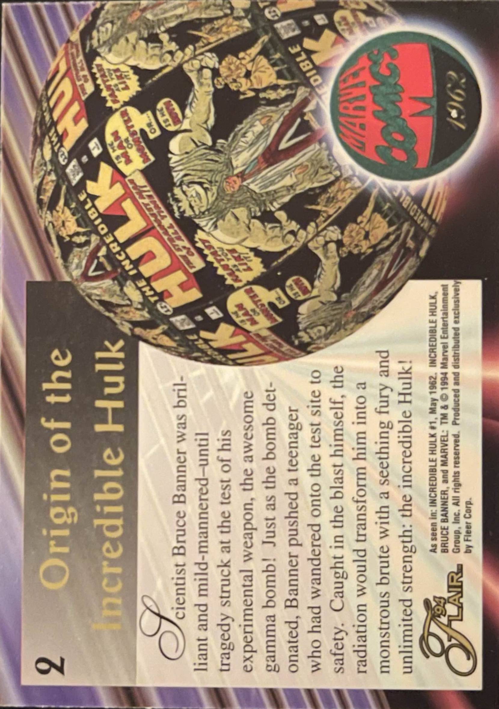 2 The Incredible Hulk (back)