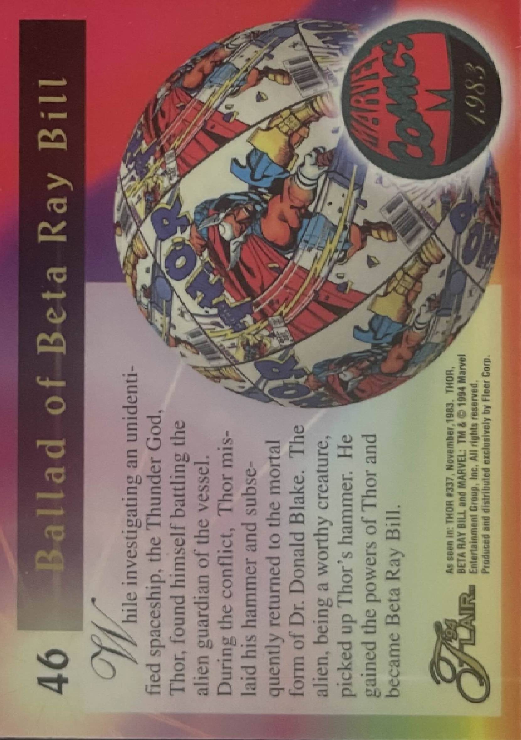 46 Beta Ray Bill (back)
