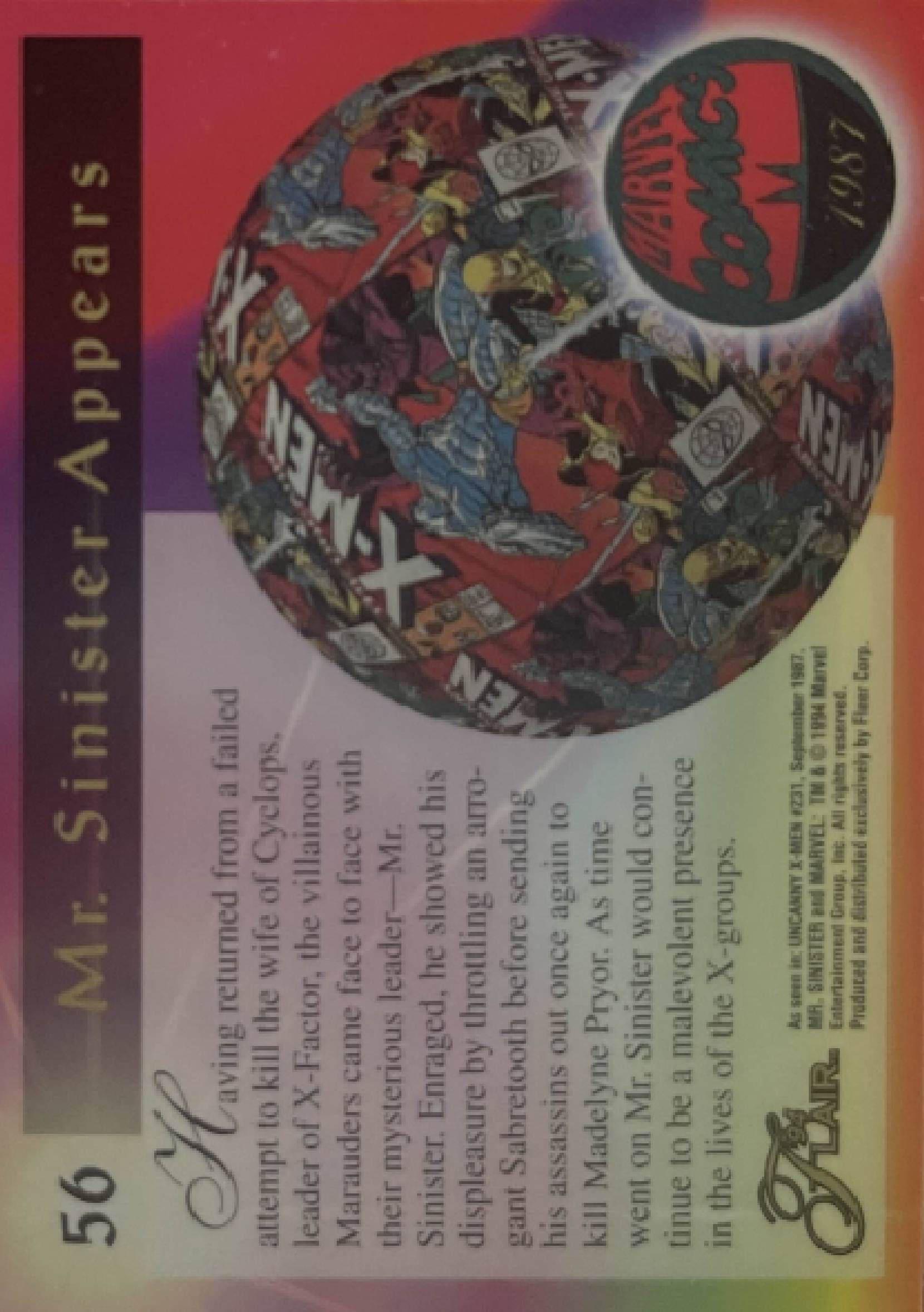 56 Mr. Sinister (back)
