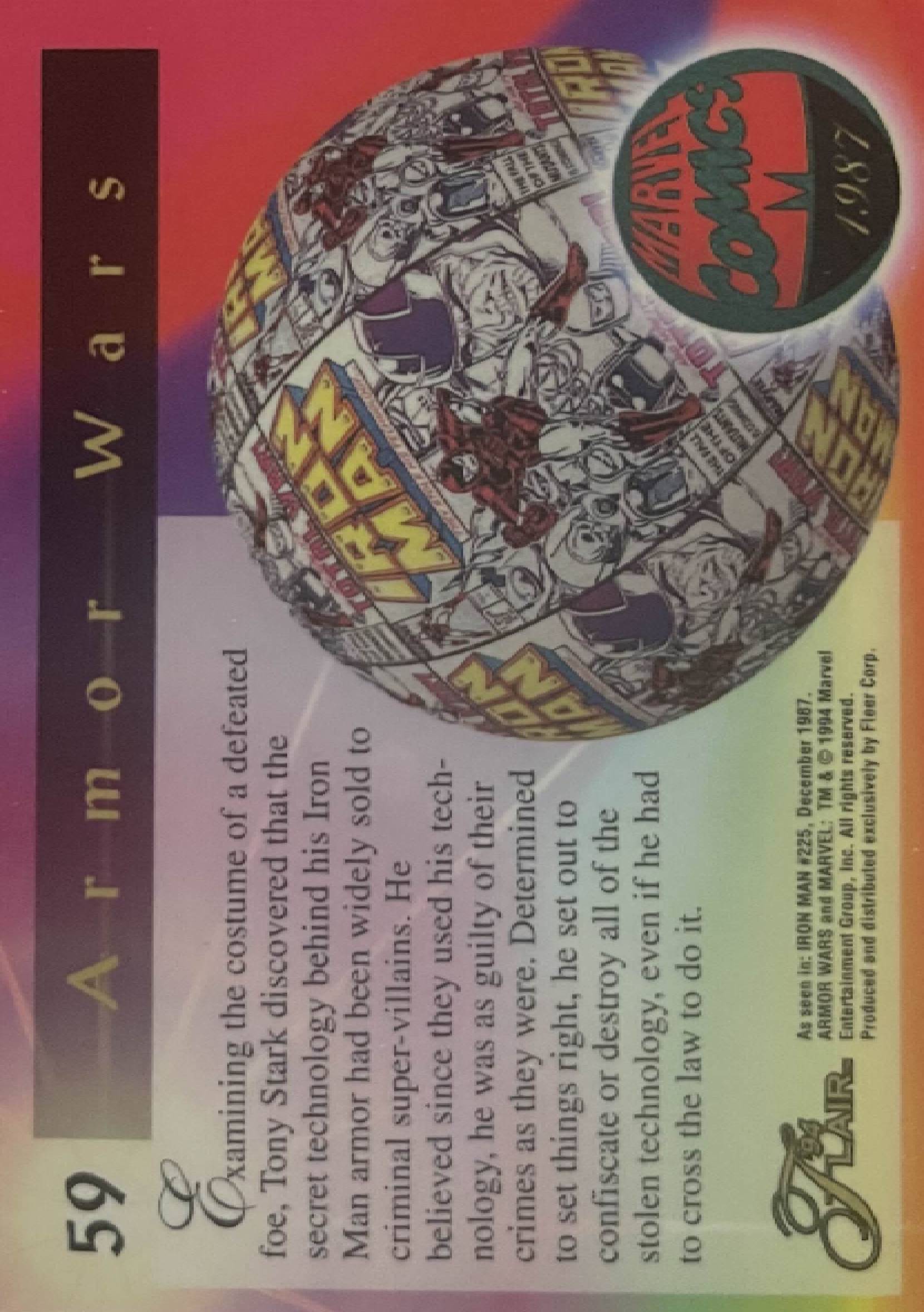 59 Armor Wars (Iron Man) (back)