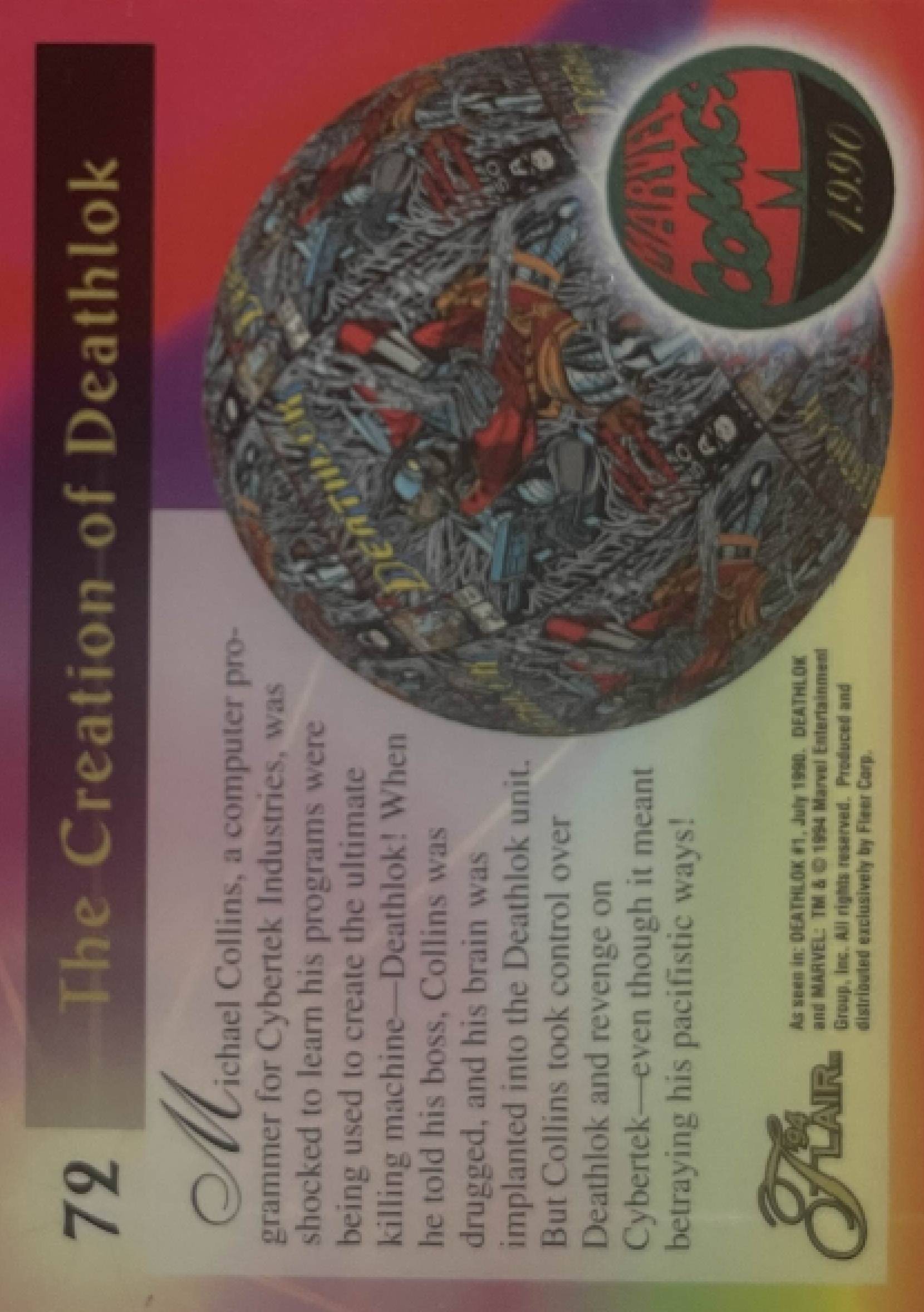 72 Creation of Deathlok (back)