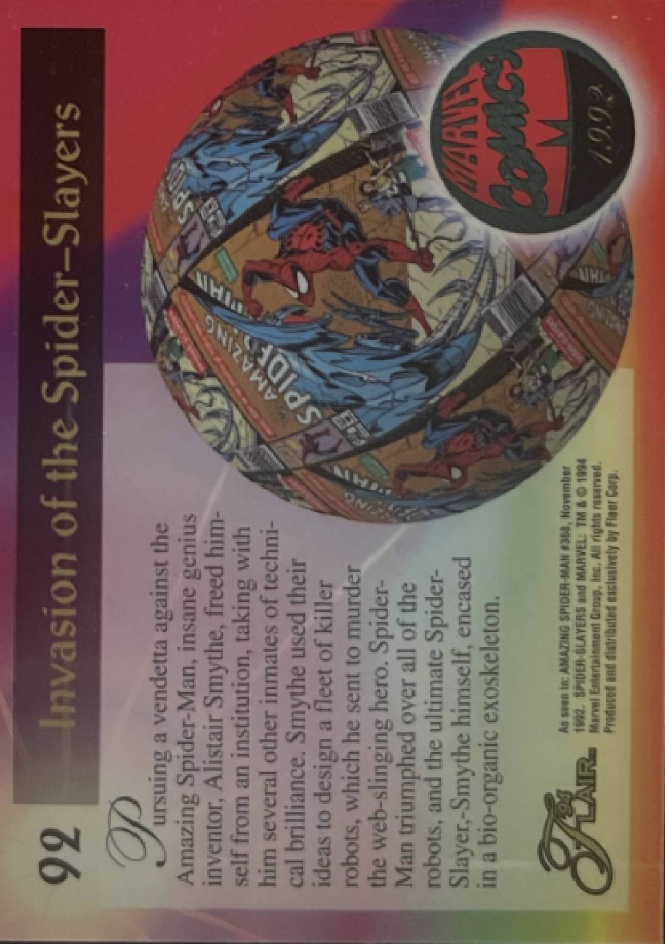 92 Spider Slayers (Spider-Man) (back)