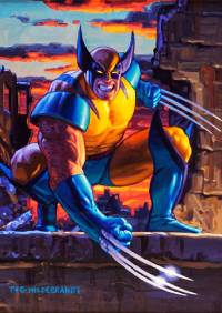1994 Marvel Masterpieces - #PB9 - Wolverine